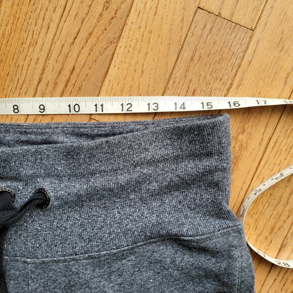 Donna Karan High Waisted Wide Leg Cropped Sweatpants L - Picture 12 of 15